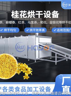 华ILJ德福机械金 洋甘菊银大型烘花茶空气能烘干机器 花连续式干