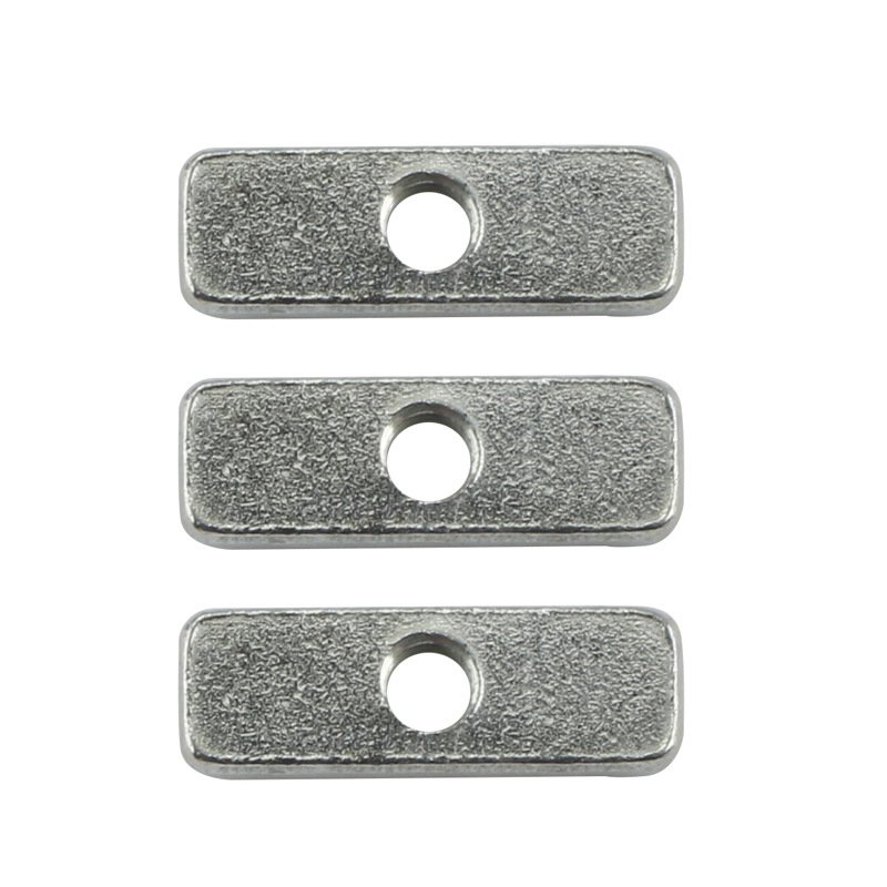 3D打印机配件 Voron V0 V0.1紧固螺母 M3孔径长方形垫片 15*5*2mm