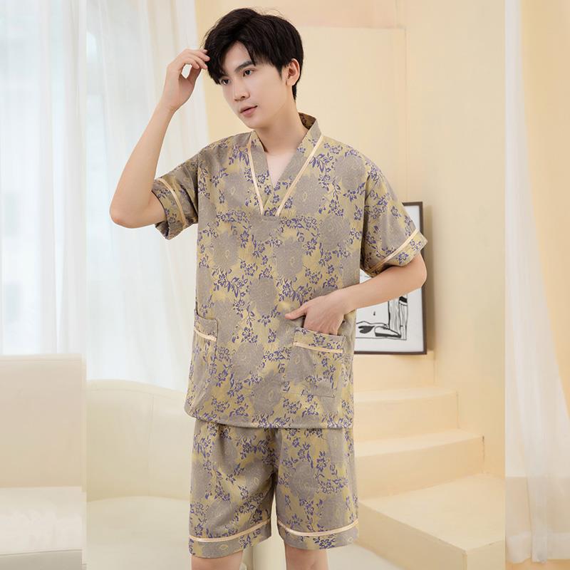 汗蒸服男女2022新款情侣套装循环桑拿服大尺码浴服居家睡衣足疗温