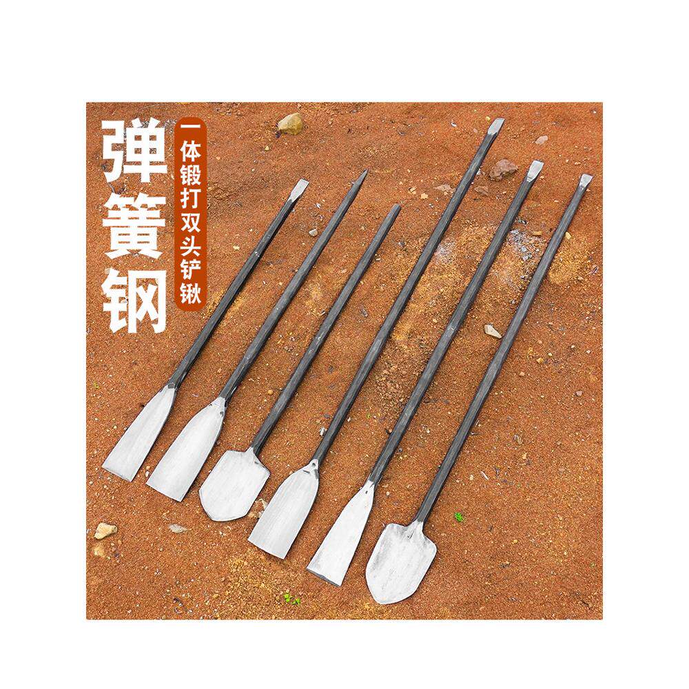 锻造弹簧锰钢树铲挖洞坑移栽尖铲园艺森林花挖硬土长镐农业直铲