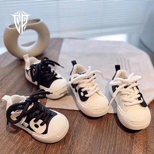 6岁3男女宝宝软底学步鞋 防滑耐磨幼童休闲鞋 2024秋潮流儿童板鞋