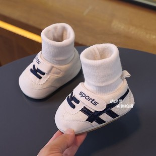 保暖棉鞋 婴儿鞋 1岁鞋 12个月0 软底学步袜男女宝宝不掉 子春秋冬6