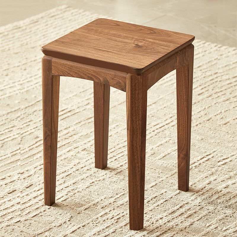 北美黑胡桃木实木凳子家用成人高板凳方凳客厅餐桌凳小板凳化妆凳,住宅家具,高脚凳,淘宝优惠券,粉丝福利购,淘宝优惠卷