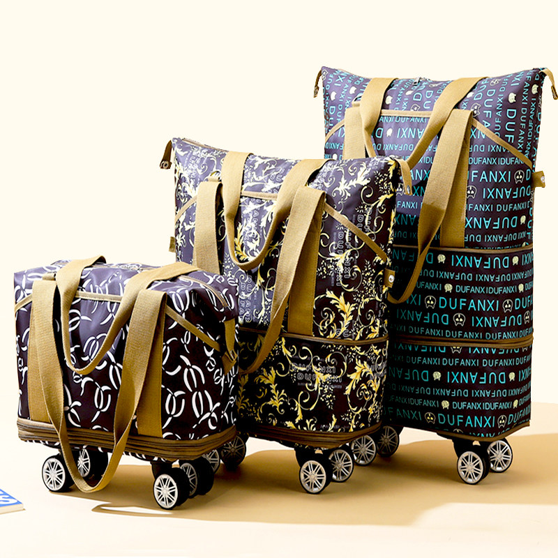 旅行袋女大容量带万向轮手提滑轮折叠待产行李收纳包短途出差搬家,箱包皮具/热销女包/男包,旅行袋,淘宝优惠券,粉丝福利购,淘宝优惠卷