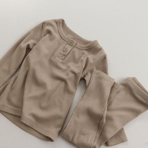 秋季新款森系童装男女宝宝保暖秋衣秋裤套装纯棉居家服睡衣两件套