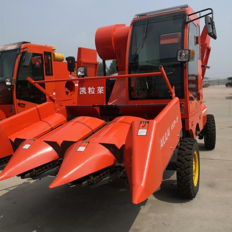 自走式玉米联合收割机液压料仓前后置剥皮机2行3行玉米收获机