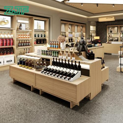 众匠坊红酒流水台展示桌葡萄酒中岛台展示台店铺商用中间桌陈列柜