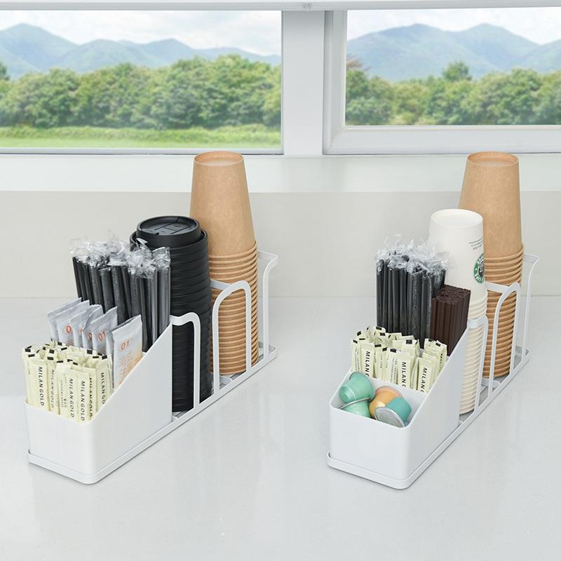 一次性杯子取杯器高颜值纸杯架取杯架桌面胶囊咖啡茶包收纳盒家用