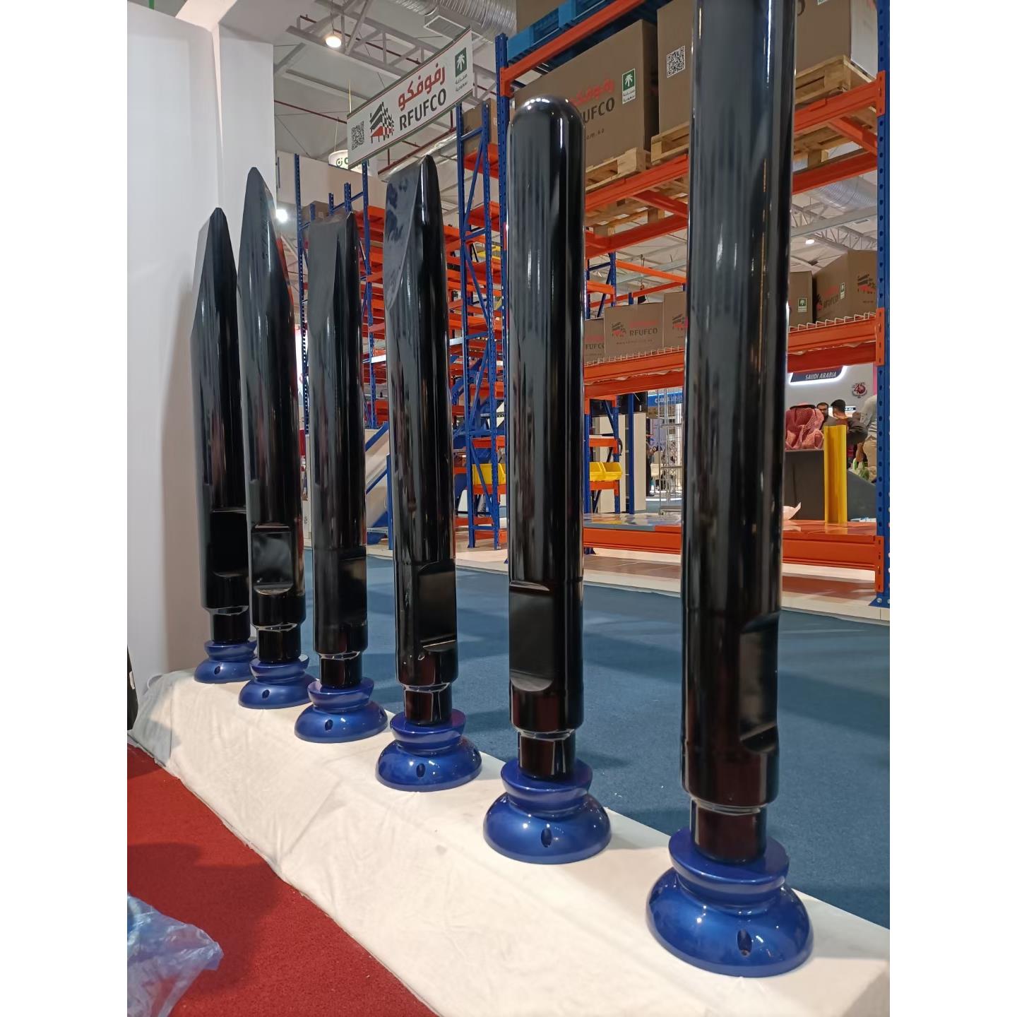 挖掘机破碎锤钎杆耐磨炮钎45/53/68/75/100/140炮头165炮钎钢钎