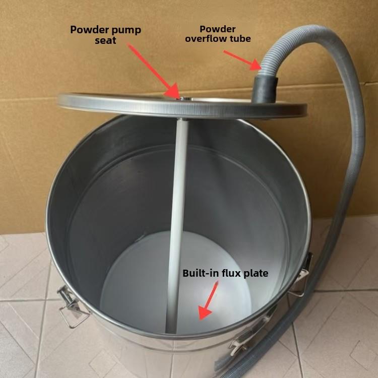 静电喷涂机喷塑机配件供粉桶硫化桶喷塑桶喷粉桶流化桶喷塑粉桶