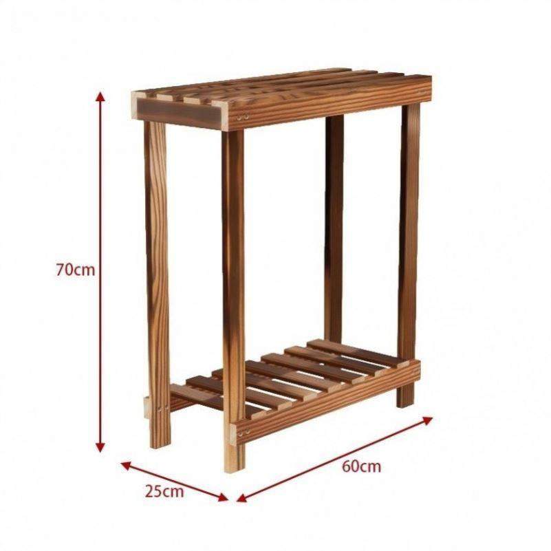 花架置物架实木碳化阶梯多层阳台落地防腐木室内户外绿萝花盆,家居饰品,户外/庭院摆件,淘宝优惠券,粉丝福利购,淘宝优惠卷