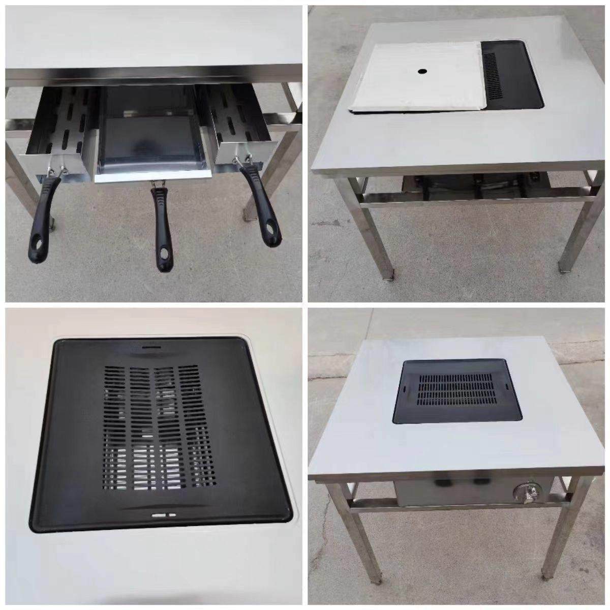 自助无烟烧烤桌木炭商业不锈钢烧烤架家庭户外烧烤摊烤羊腿桌,厨房/烹饪用具,烧烤炉,淘宝优惠券,粉丝福利购,淘宝优惠卷