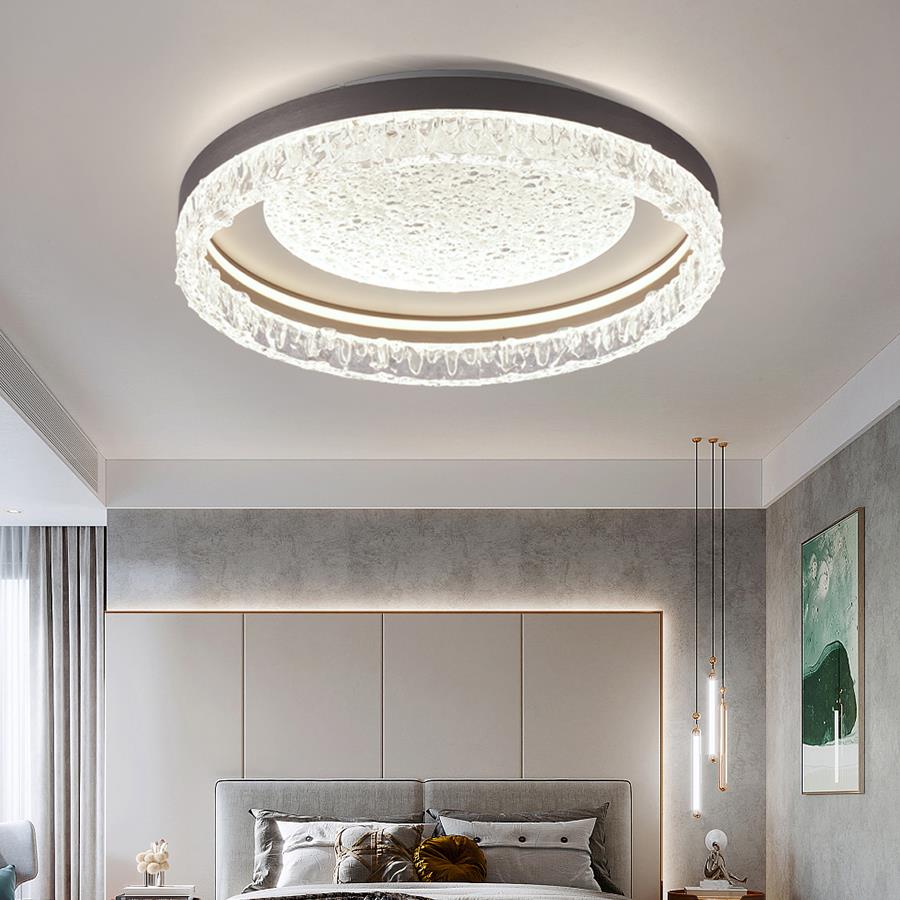 意式极简卧室护眼吸顶灯2024新款现代简约轻奢主卧室房间节能灯具