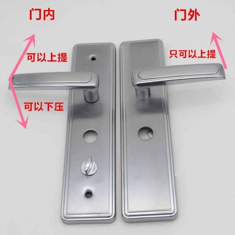 不锈钢老式门双快星月神盼盼春天防盗门拉手把手圆孔门锁配件11型