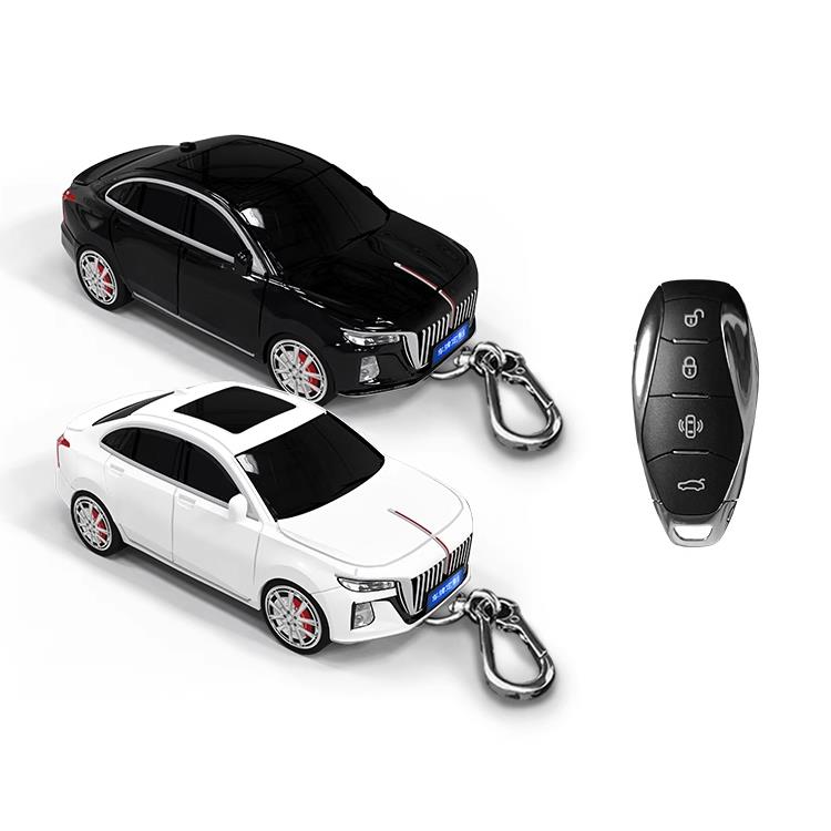 适用于红旗H5钥匙包汽车模型壳塑料遥控保护套创意个性扣改装定制