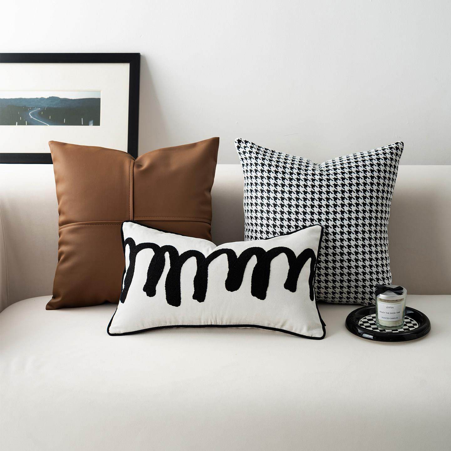 北欧现代轻奢沙发抱枕简约高级感客厅靠枕腰枕样板间民宿飘窗靠垫,居家布艺,靠垫/抱枕,淘宝优惠券,粉丝福利购,淘宝优惠卷