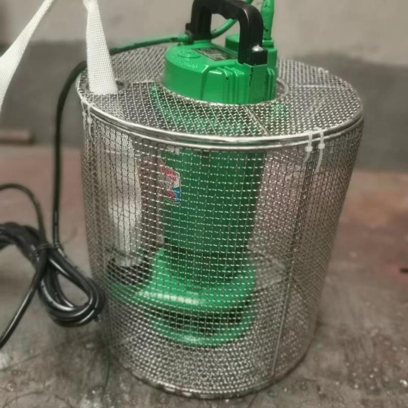 水泵过滤笼保护罩过滤器不锈钢污水泵潜水泵化粪池过滤网罩防护网