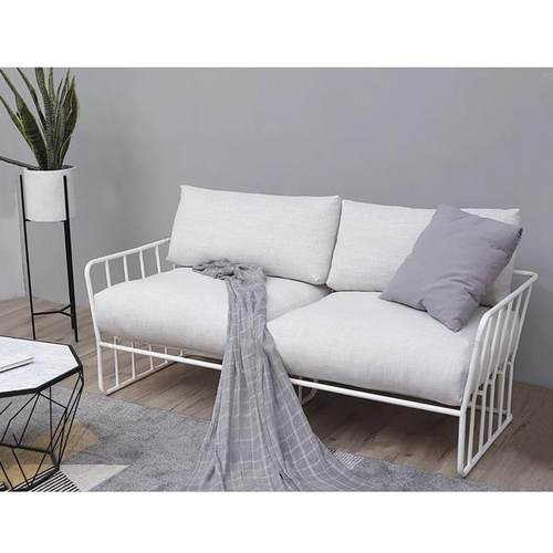 工业风格铁沙发卧室流行椅现代简约服装店工作室双人小沙发