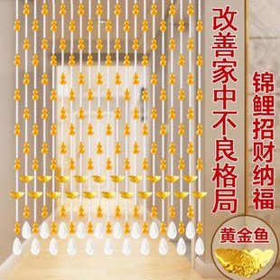 饰挂帘子 葫芦玄关珠帘玄关隔断帘卫生间珠帘客厅卧室门帘半帘装
