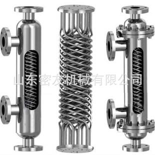 化工廠用冷凝器汽水換熱器2205螺旋纏繞管式 冷凝器冷熱交換器