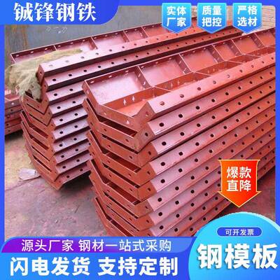 钢模板乐从厂家建筑梁托加工组合钢板Q235防撞围墙护栏平面钢模板