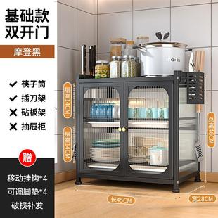 厨房置物架碗碟沥水架碗盘收纳架多功能家用防尘放碗柜碗筷收纳盒