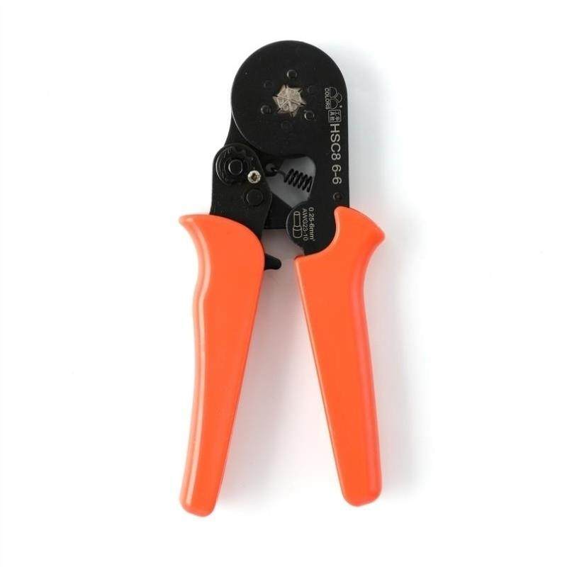 Мини-саморегулирующиеся щипцы для обжима трубчатых клемм Huasheng Tools HSC86-6 0,25-6 квадратных Изображение 1
