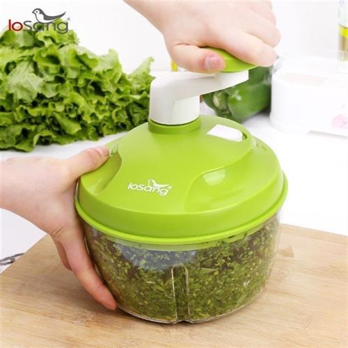 乐尚多功能碎菜器家用手动蔬菜绞碎器蒜肉搅碎机绞肉机饺子馅机