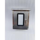 201室外不锈钢配电箱双门控制箱内外门按钮箱双门防雨仪表箱