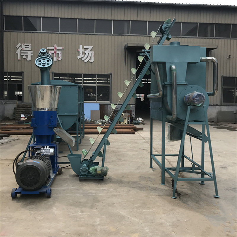 鸡鸭鹅养殖饲料机 鸟粮平膜颗粒机 环模饲料生产线 颗粒风干机