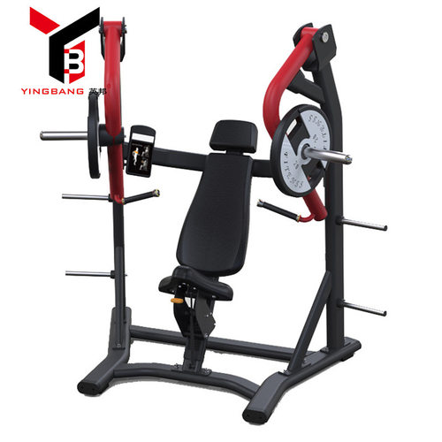 健身房力量训练-挂片系列 下斜推胸  斜蹲机训练器  硬拉架训练器