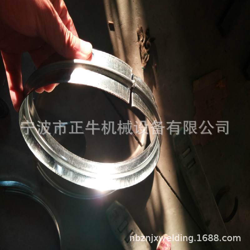 橡皮桶桶箍打圈机 物资桶卡箍机 自动包箍成型机