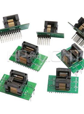 烧录座SOP8/14/16/18/20/24/28SSOP/TSSOP芯片IC转换编程测试座SO