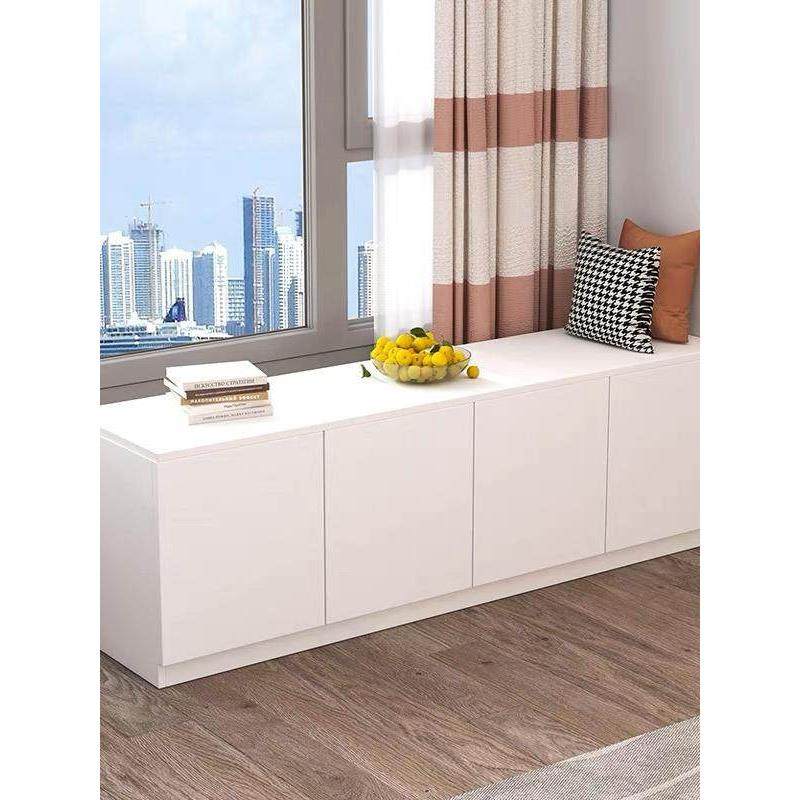 实木阳台柜收纳柜家用阳台可坐大容量地板柜低柜收纳柜凸窗柜,住宅家具,飘窗柜,淘宝优惠券,粉丝福利购,淘宝优惠卷