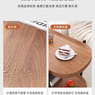 沙发边几客厅家用可移动茶几小推车迷你阳台小桌子卧室床头置物架