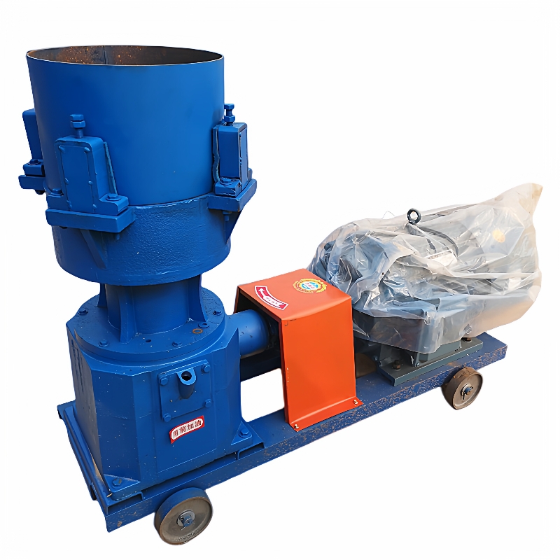 养殖饲料颗粒加工设备平模饲料颗粒压制机牧草饲料颗粒成型机