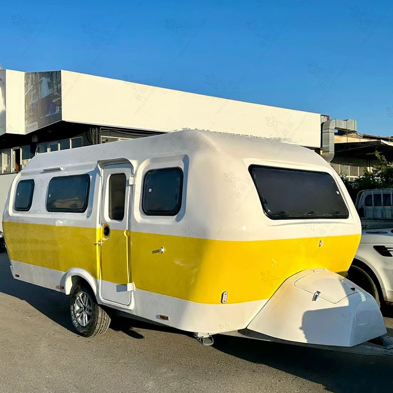拖挂式营地房车 户外微型民宿露营车 文旅景区越野牵引式酒店房车