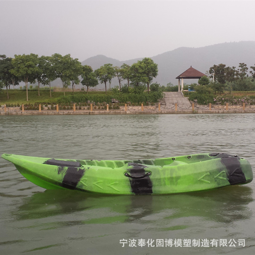 高端钓鱼艇单人平台舟工厂硬艇塑料滚塑艇皮划艇钓鱼船