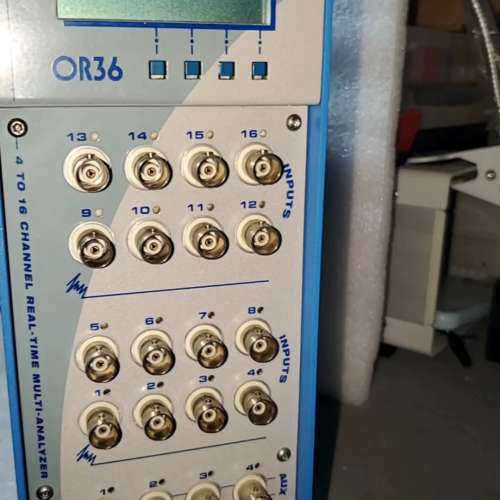 OROS OR36数据采集模块，通电如视频所示，具体功能不懂议价