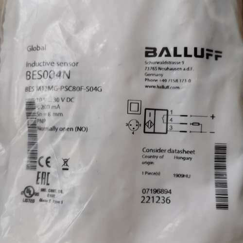 全新原装巴鲁夫BES004N BOS01CA BCS002A议价