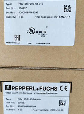 PCV100-F200-R4-V19 原装倍加福光学读码器议价