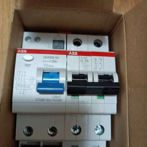 全新ABB带漏电保护器断路器GDA202AC-25/0.03议价
