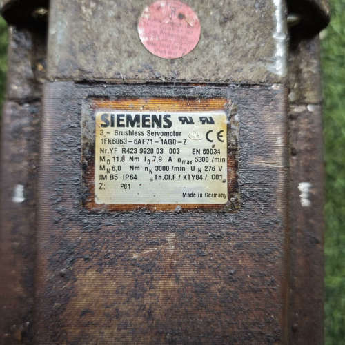 西门子伺服电机 1FK6063-6AF71-TAG0-Z ，议价