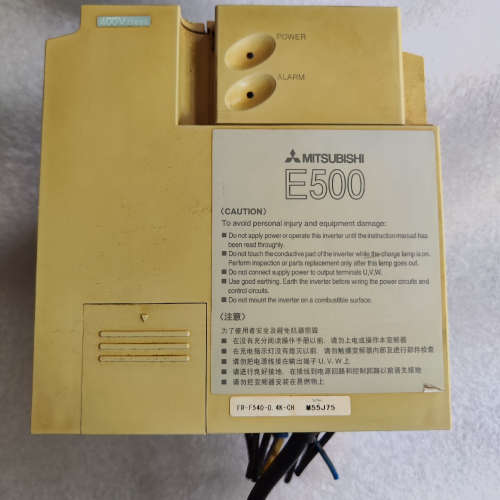 三菱变频器 FR-E540-0.4K-CH 拆机件，功能完好议价