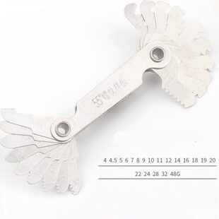 不锈钢r规半径规样板R角规高精度规尺弧度圆角圆弧尺测量工具