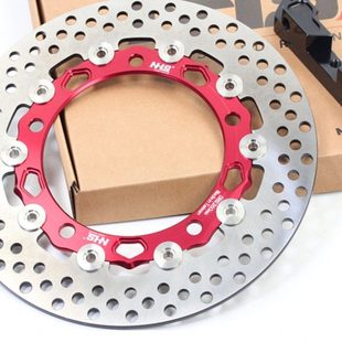 NHS改装三阳GTS 九妹 CRUISYM巡弋300前浮动刹车盘 碟刹碟 转接码