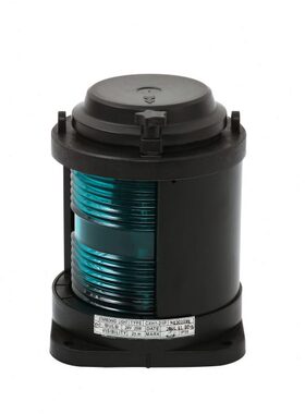 船用全塑单层航行灯信号灯CXH1/2/3/4/6-21P左右舷桅环照灯24V25W