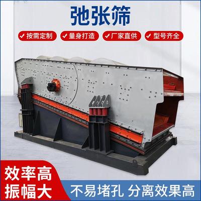 尾矿弛张筛砂石骨料筛分机破碎料分级筛矿用双层张弛筛筛分设备