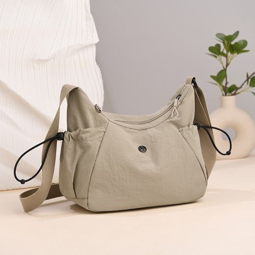 2024新款牛津布休闲百搭单肩包女大容量通勤旅行斜挎包时尚帆布包