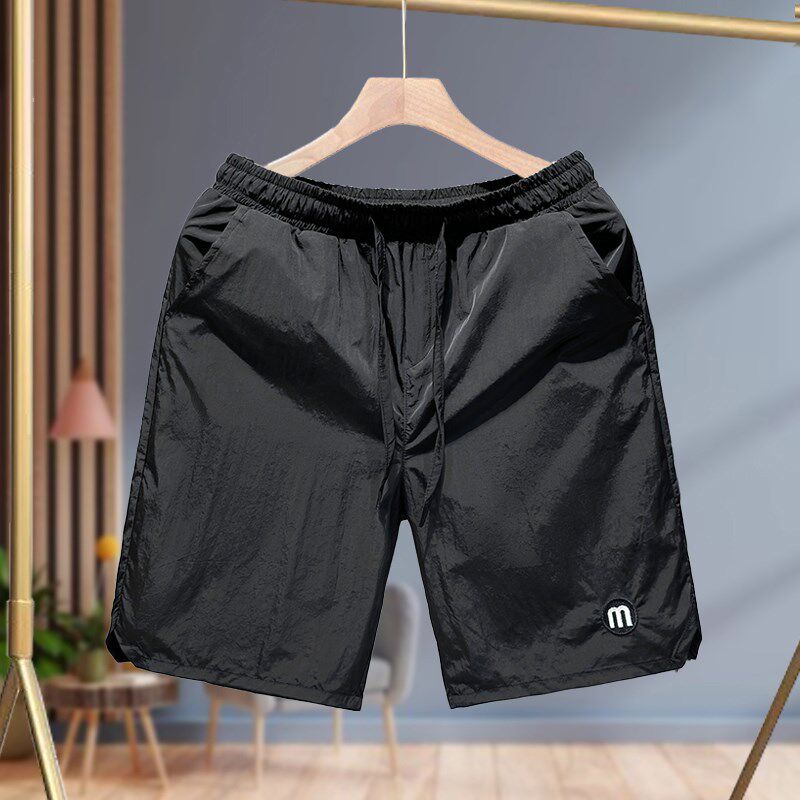 2025新款男士沙滩裤速干短裤可下水运动修身海边百搭外穿女五分裤